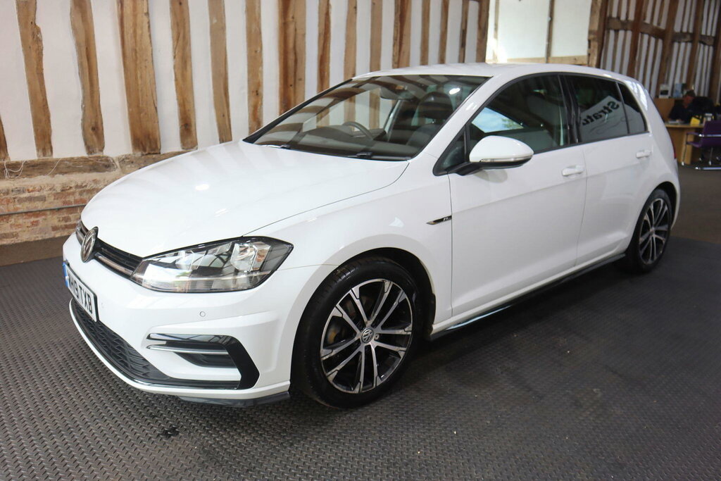 Volkswagen Golf 1.5 Tsi Evo R-line Euro 6 S S WH19TXB White #3