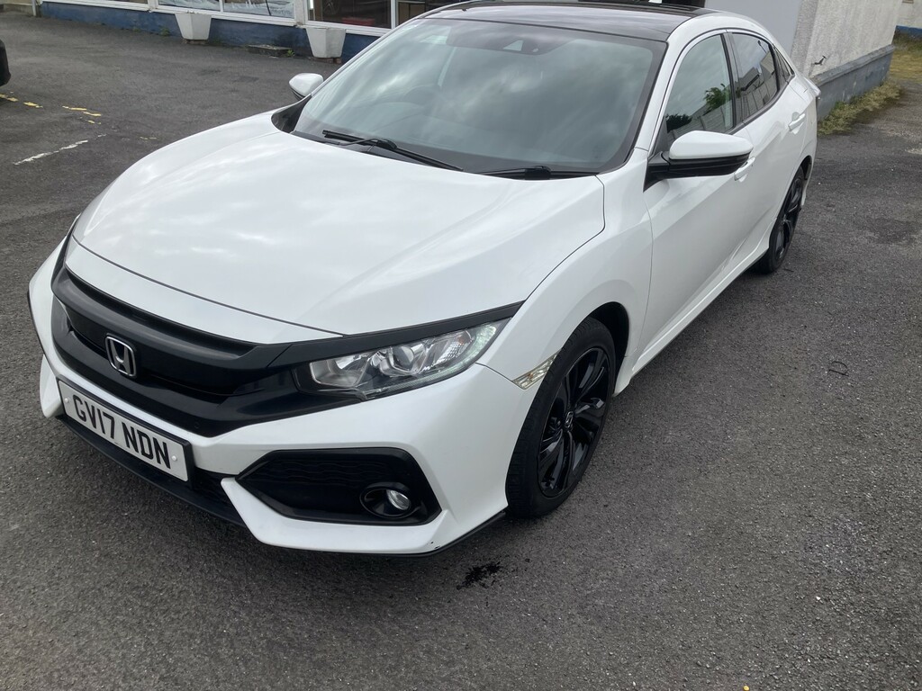 Honda Civic Hatchback 1.0 Vtec Turbo Ex 201717 White #5