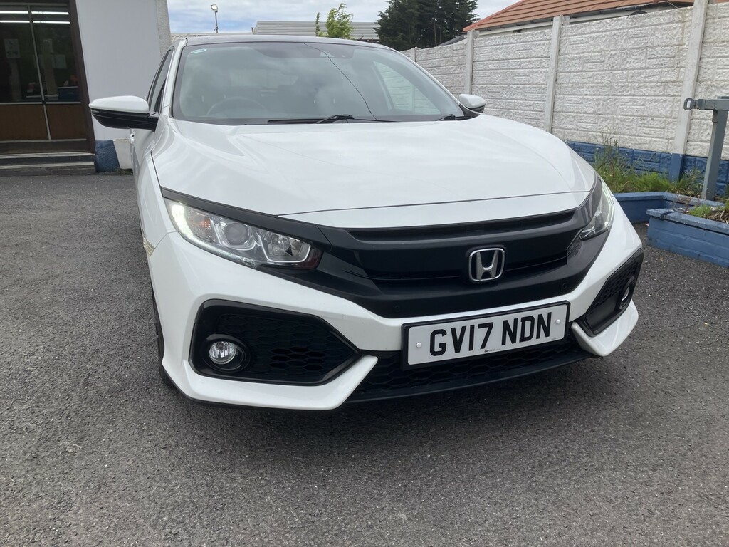 Honda Civic Hatchback 1.0 Vtec Turbo Ex 201717 White #6