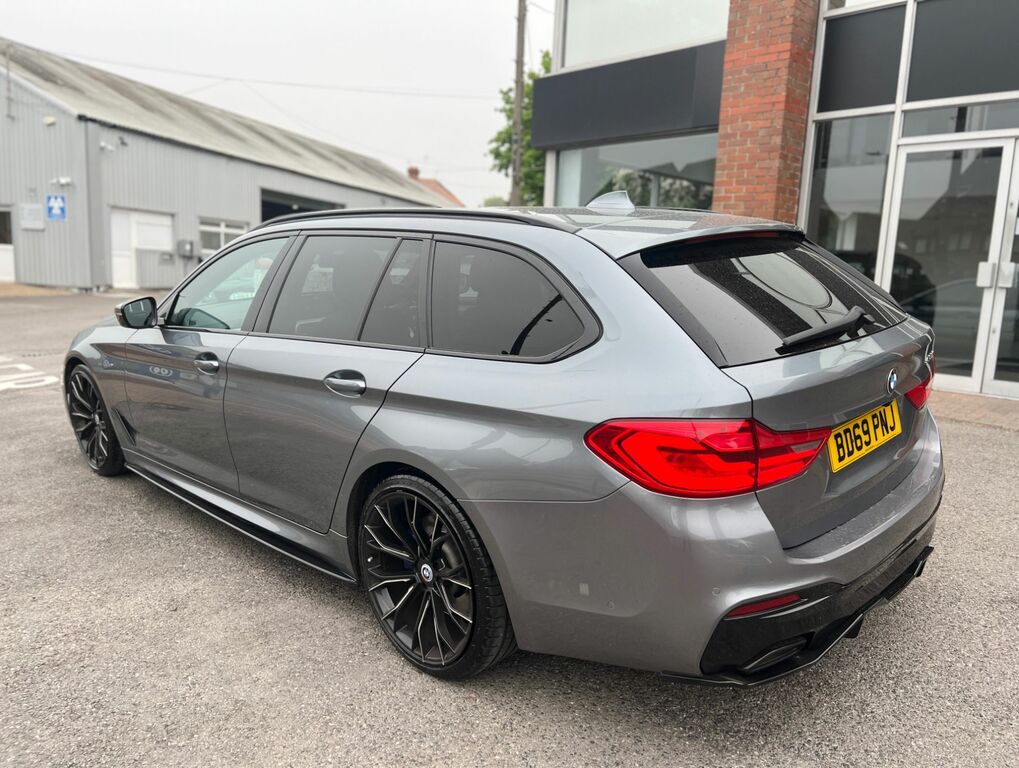 BMW 5 Series 2019 2.0 530I Gpf M Sport Touring BD69PNJ Blue #4