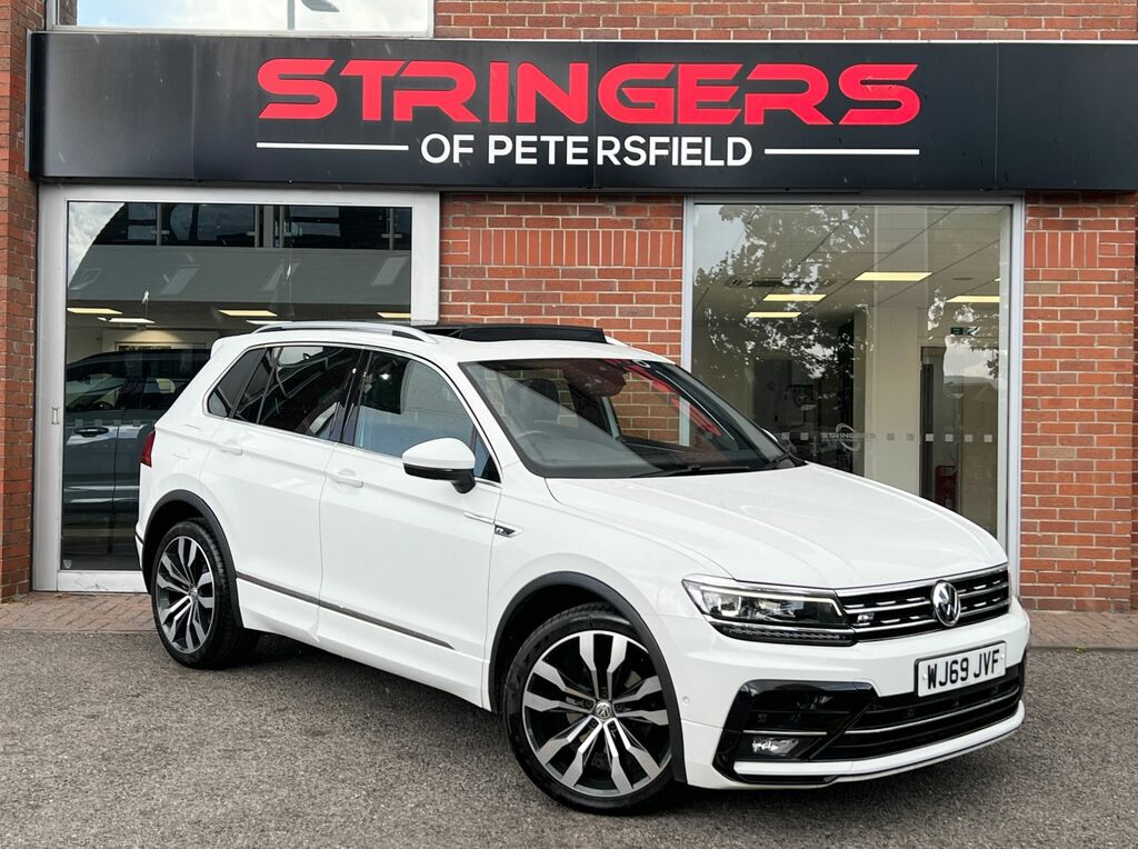 Volkswagen Tiguan 2019 2.0 Tdi R-line Tech Suv Dsg 4Motio White