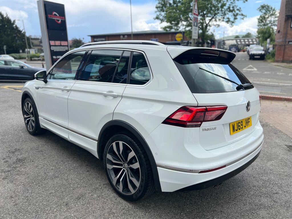 Volkswagen Tiguan 2019 2.0 Tdi R-line Tech Suv Dsg 4Motio WJ69JVF White #4