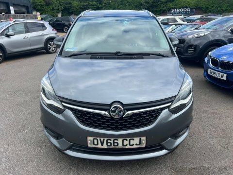 Vauxhall Zafira 1.4I Turbo Sri OV66CCJ Grey #2