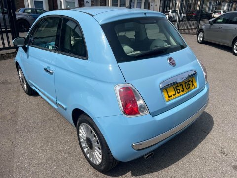 Fiat 500 1.2 Lounge Euro LJ63OFX Blue #3