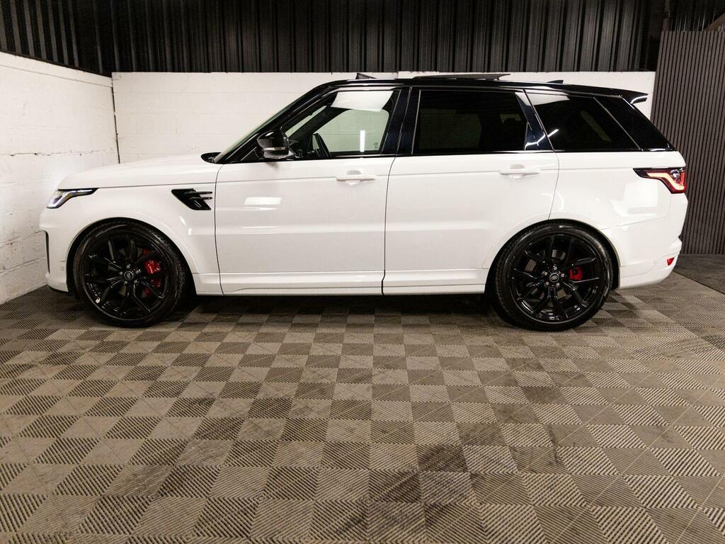 Land Rover Range Rover Sport Suv 5.0 P575 V8 Svr 4Wd Euro 6 Ss 202 VN71OXJ White #4