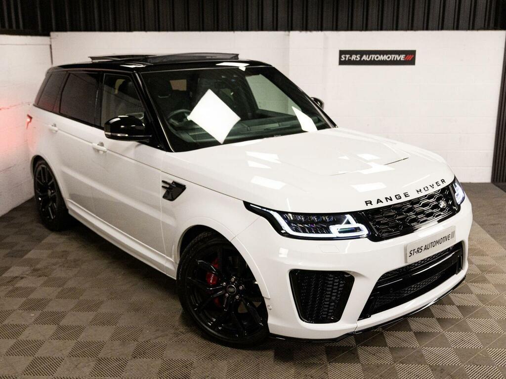 Land Rover Range Rover Sport Suv 5.0 P575 V8 Svr 4Wd Euro 6 Ss 202 VN71OXJ White #5