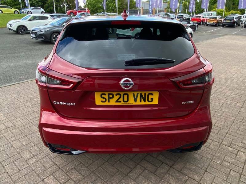 Nissan Qashqai N-tec 1.3 Dig-t 140 - 2020 20 SP20VNG Red #4