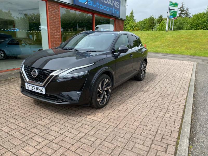 Nissan Qashqai Tekna 1.3 Dig-t 158 Mhev - 2022 22 ST22MHK Black #2
