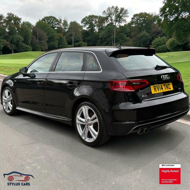 Audi A3 2.0 Tdi S Line Sportback Euro 5 Ss RV14TKC Black #5