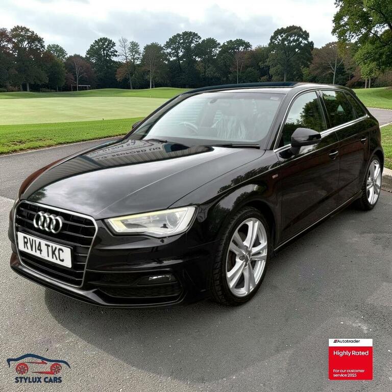 Audi A3 2.0 Tdi S Line Sportback Euro 5 Ss RV14TKC Black #2