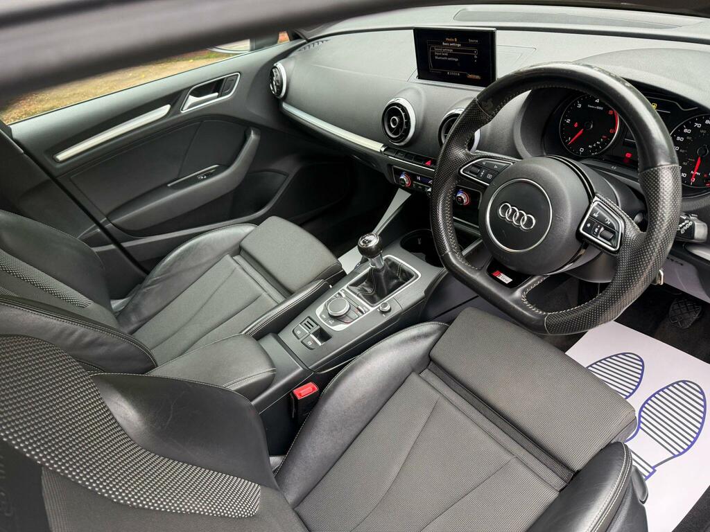 Audi A3 2.0 Tdi S Line Sportback Euro 5 Ss RV14TKC Black #6