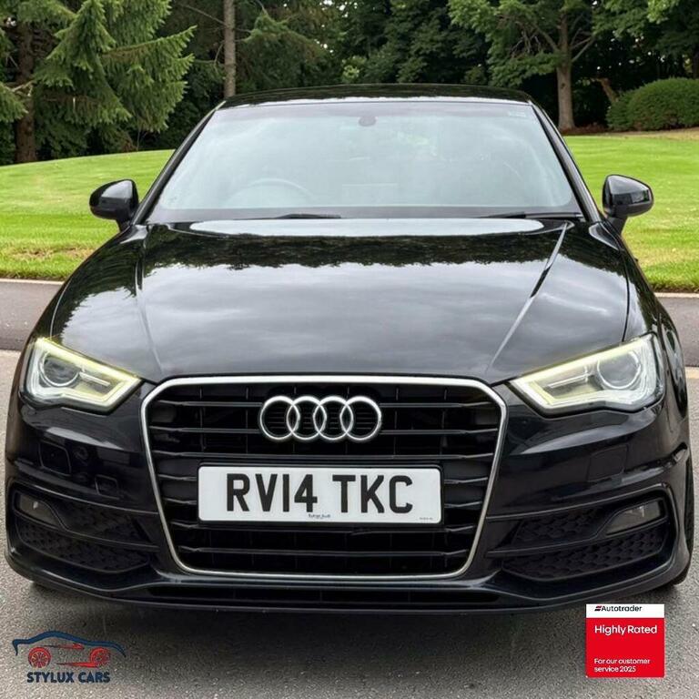 Audi A3 2.0 Tdi S Line Sportback Euro 5 Ss RV14TKC Black #3