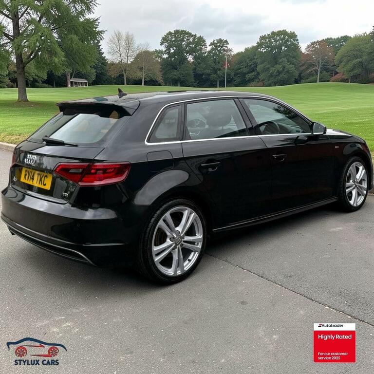 Audi A3 2.0 Tdi S Line Sportback Euro 5 Ss RV14TKC Black #4