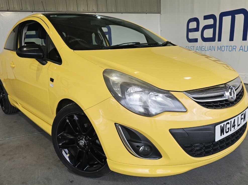 Vauxhall Corsa 1.2 16V Limited Edition 2014 WG14LFW Yellow #6