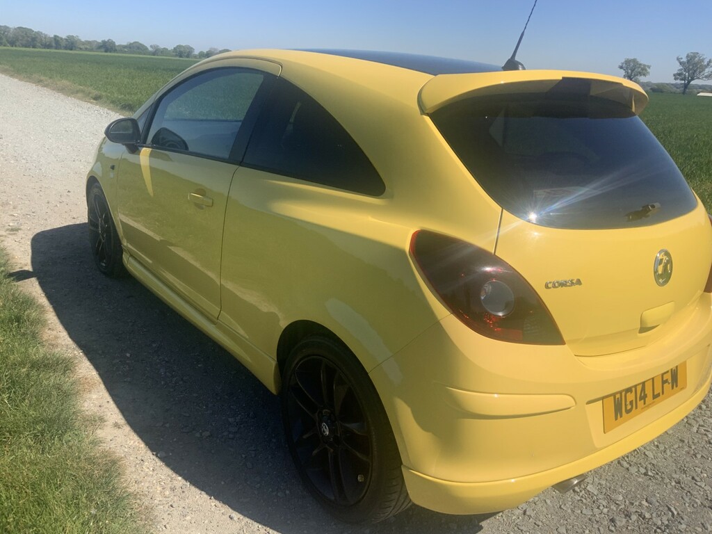 Vauxhall Corsa 1.2 16V Limited Edition 2014 WG14LFW Yellow #2