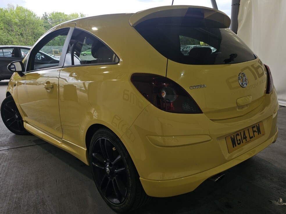 Vauxhall Corsa 1.2 16V Limited Edition 2014 WG14LFW Yellow #5