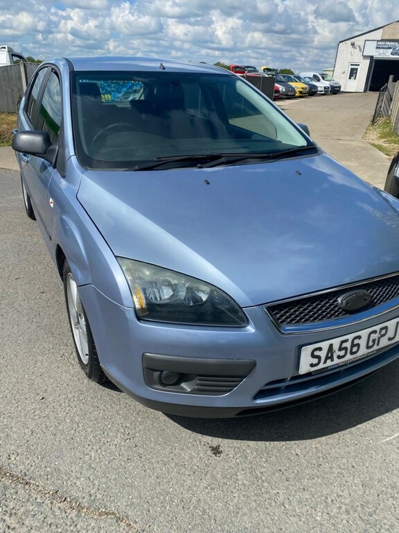 Ford Focus 1.6 Zetec Climate 2006 SA56GPJ Blue #2