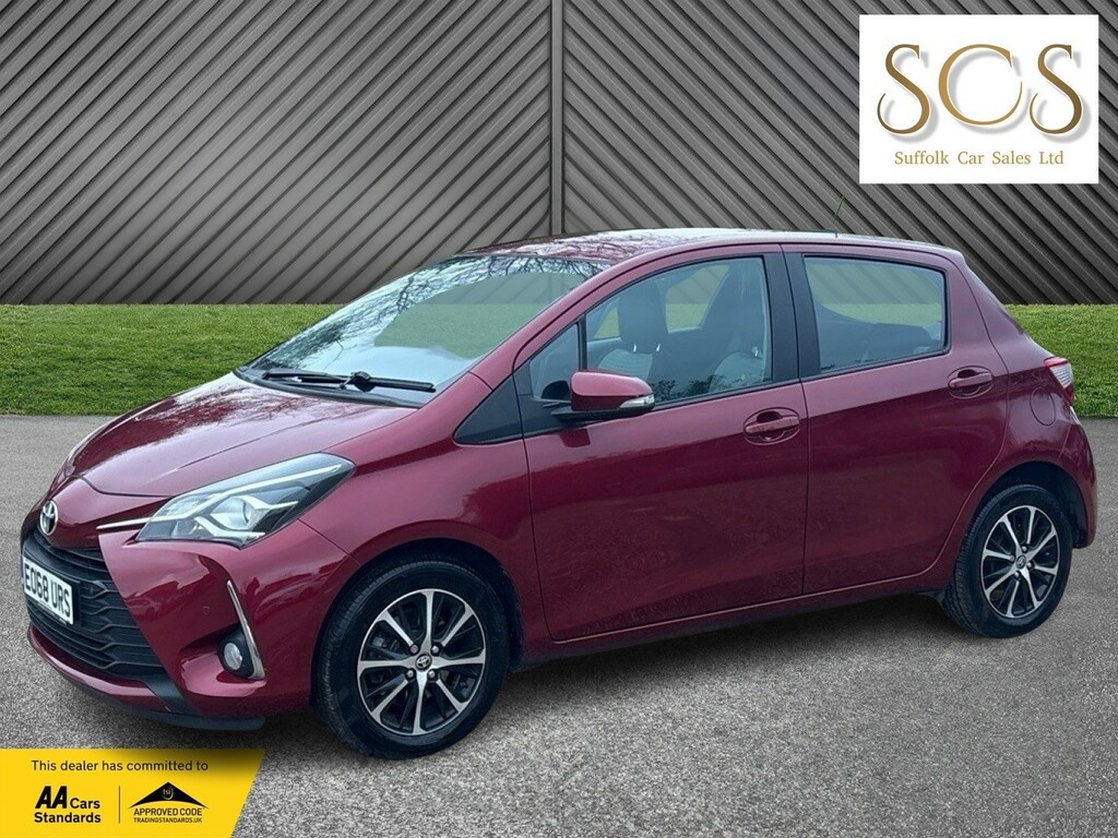 Toyota Yaris Hatchback 1.5 Vvt-i Icon Tech 201868 EO68URS Red #3