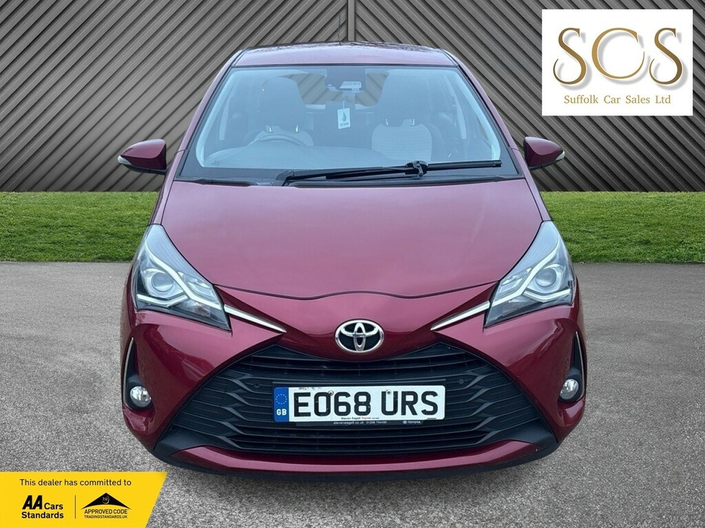 Toyota Yaris Hatchback 1.5 Vvt-i Icon Tech 201868 EO68URS Red #2