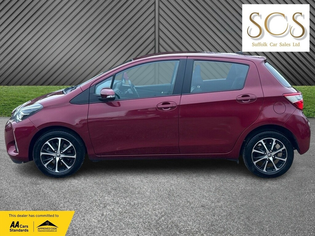 Toyota Yaris Hatchback 1.5 Vvt-i Icon Tech 201868 EO68URS Red #4