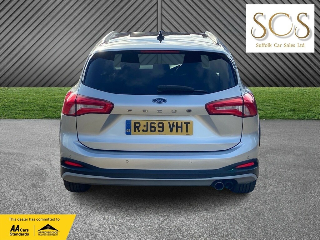 Ford Focus Estate 1.0 T Ecoboost Active 202069 RJ69VHT Silver #6