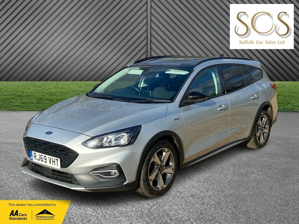 Ford Focus Estate 1.0 T Ecoboost Active 202069 RJ69VHT Silver #3