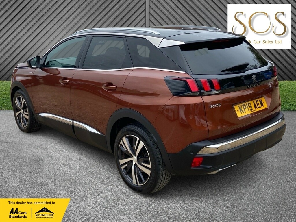 Peugeot 3008 Suv 1.6 Puretech Gt Line 201919 KP19AEW Brown #5