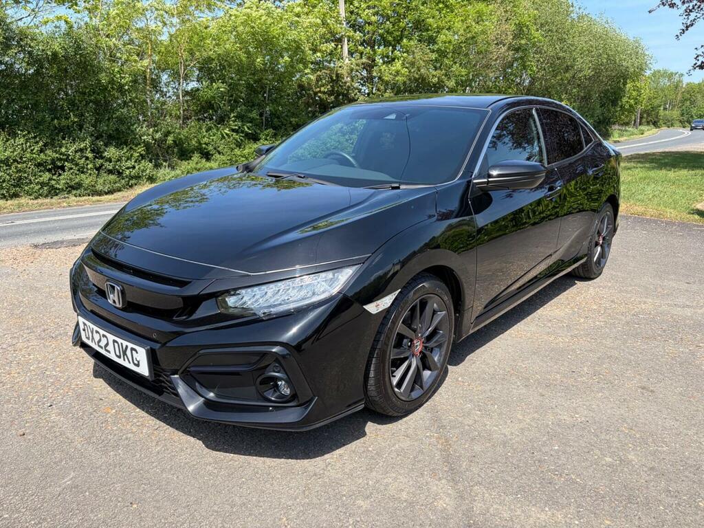 Honda Civic Hatchback 1.0 Vtec Turbo Sr Cvt Euro 6 Ss Black #4