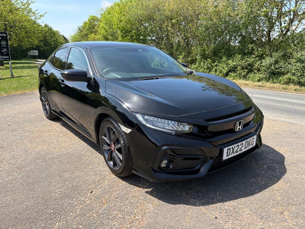 Honda Civic Hatchback 1.0 Vtec Turbo Sr Cvt Euro 6 Ss Black #6