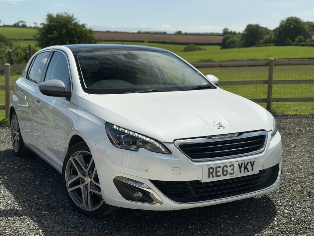 Peugeot 308 1.6 E-hdi Feline 2013 White #6