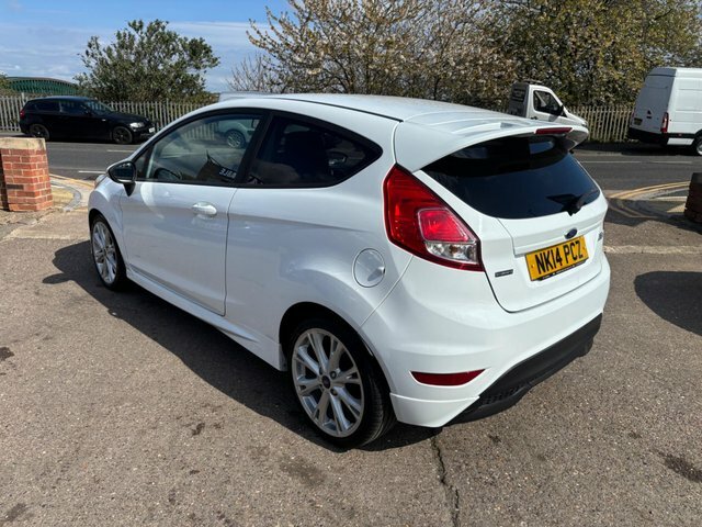 Ford Fiesta Ecoboost Zetec S Euro NK14PCZ White #5