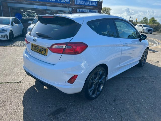 Ford Fiesta Ecoboost St-line X Euro NX68NPD White #6
