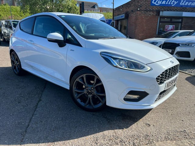 Ford Fiesta Ecoboost St-line X Euro NX68NPD White #2