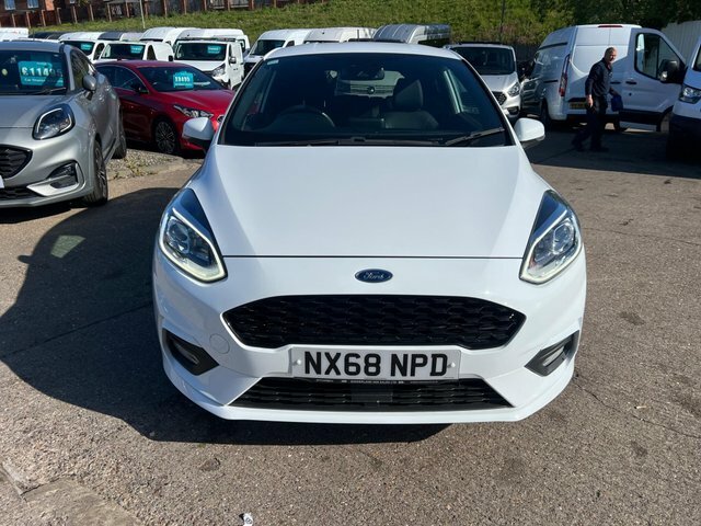 Ford Fiesta Ecoboost St-line X Euro NX68NPD White #3
