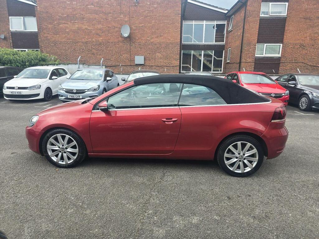 Volkswagen Golf 1.6 Tdi Bluemotion Tech Se Cabriolet Euro 5 Ss FX63XAN Red #4