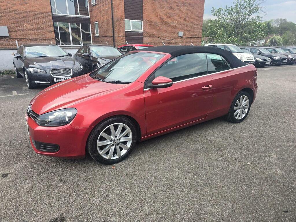 Volkswagen Golf 1.6 Tdi Bluemotion Tech Se Cabriolet Euro 5 Ss FX63XAN Red #2