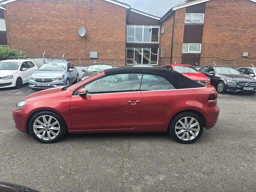 Volkswagen Golf 1.6 Tdi Bluemotion Tech Se Cabriolet Euro 5 Ss FX63XAN Red #3