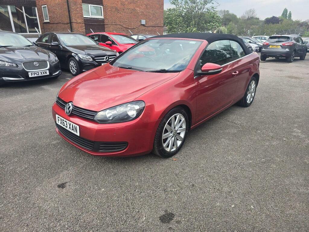 Volkswagen Golf 1.6 Tdi Bluemotion Tech Se Cabriolet Euro 5 Ss FX63XAN Red