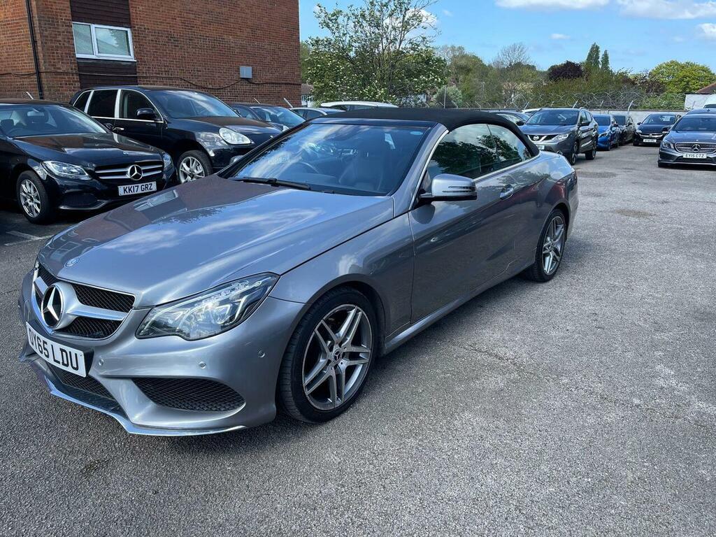 Mercedes-Benz E Class 2.1 E220 Bluetec Amg Line Cabriolet G-tronic Euro OY65LDU Silver #3