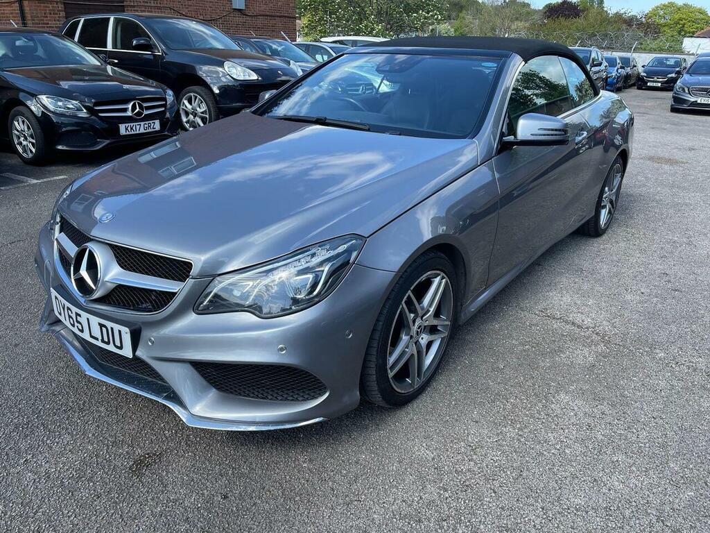 Mercedes-Benz E Class 2.1 E220 Bluetec Amg Line Cabriolet G-tronic Euro Silver
