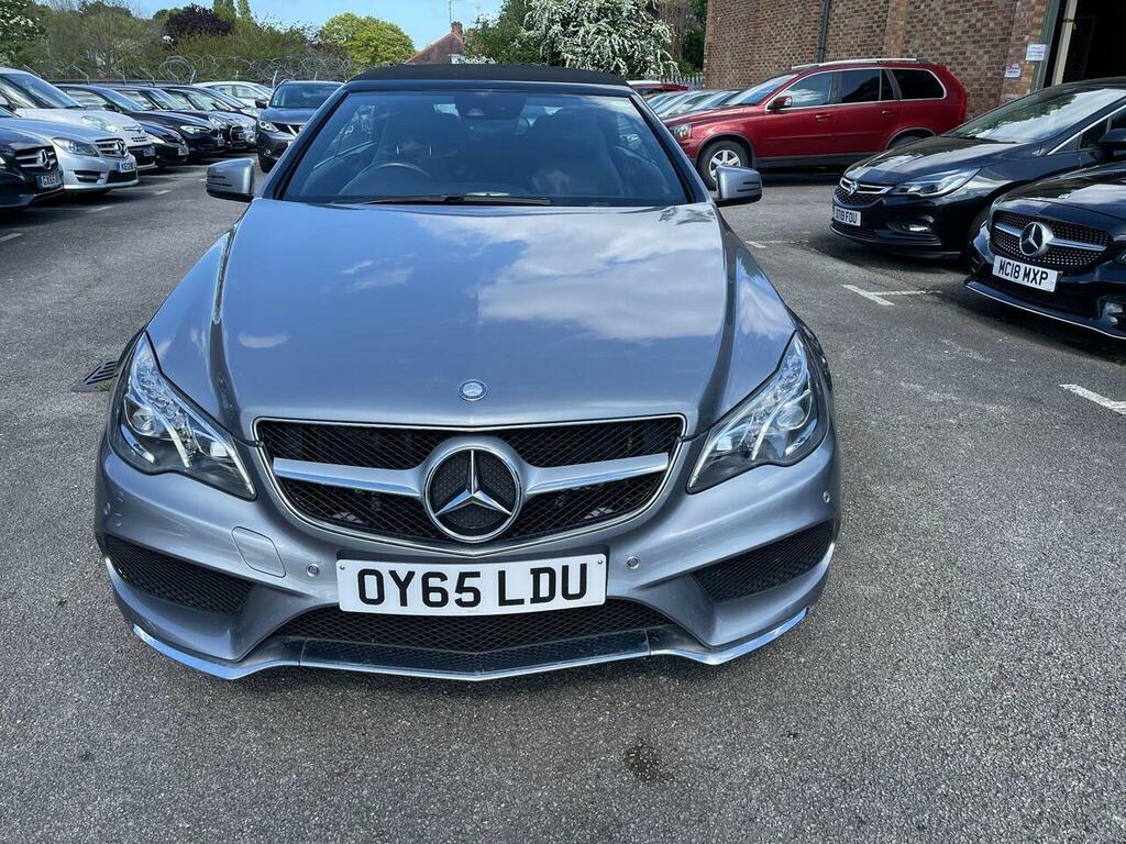 Mercedes-Benz E Class 2.1 E220 Bluetec Amg Line Cabriolet G-tronic Euro OY65LDU Silver #2