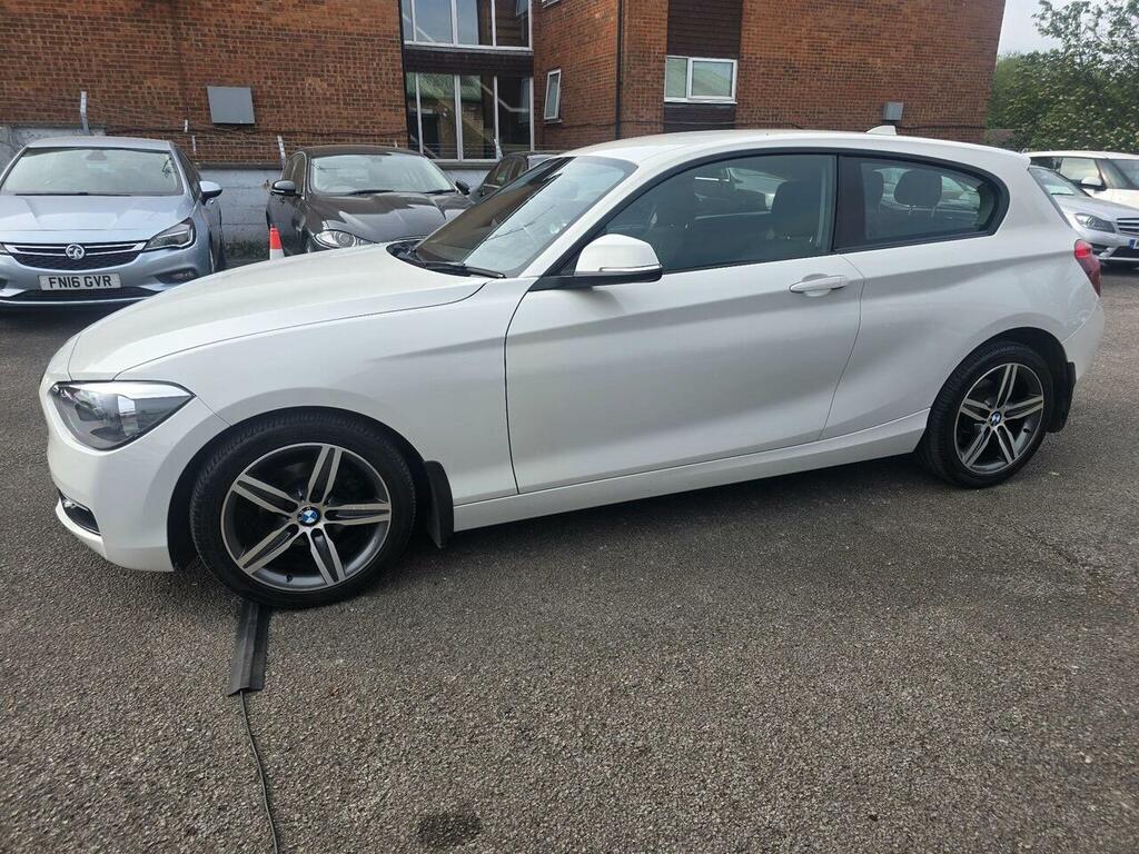 BMW 1 Series 2.0 116D Sport Euro 5 Ss White #4