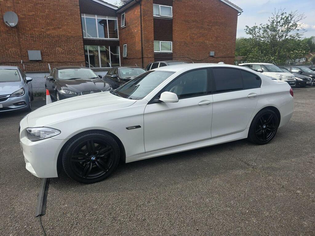 BMW 5 Series 2.0 520D M Sport Euro 5 Ss SK13AKP White #4