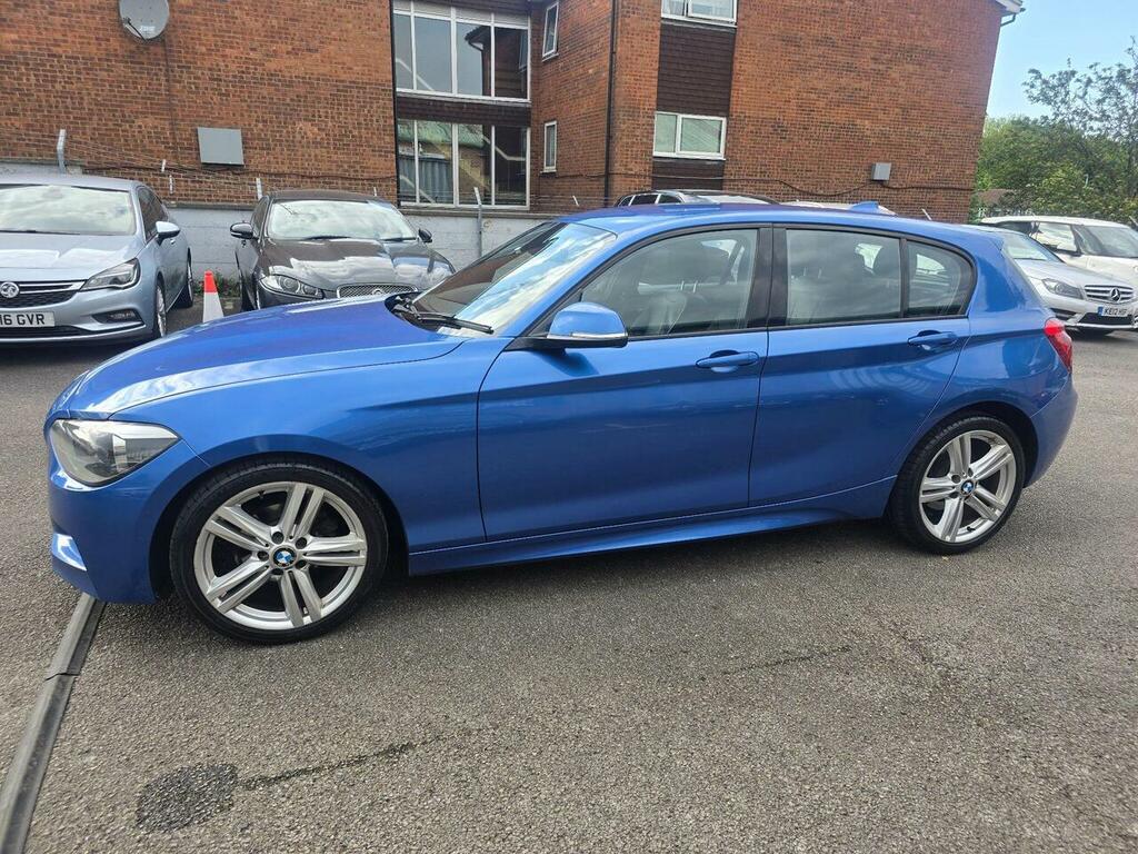 BMW 1 Series 2.0 118D M Sport Euro 5 Ss RV63CLX Blue #4