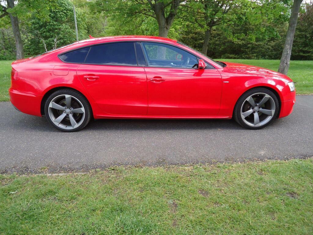Audi A5 3.0 Tdi V6 Black Edition Sportback Multitronic Eur Red #4