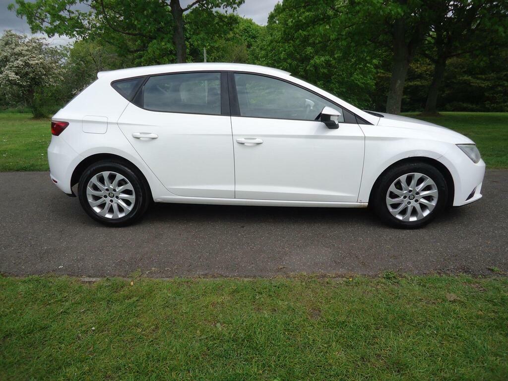 Seat Leon 1.6 Tdi Cr Se Euro 5 S S NJ63HTY White #4