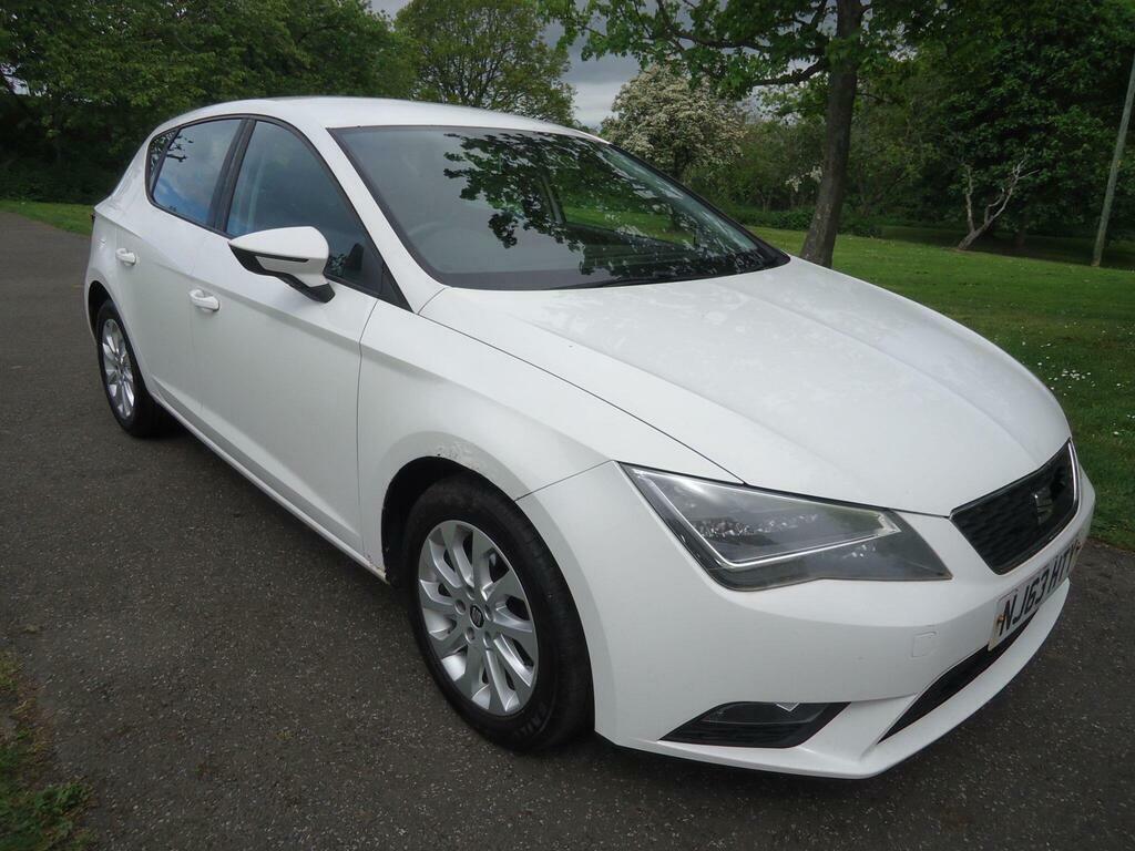 Seat Leon 1.6 Tdi Cr Se Euro 5 S S NJ63HTY White #3
