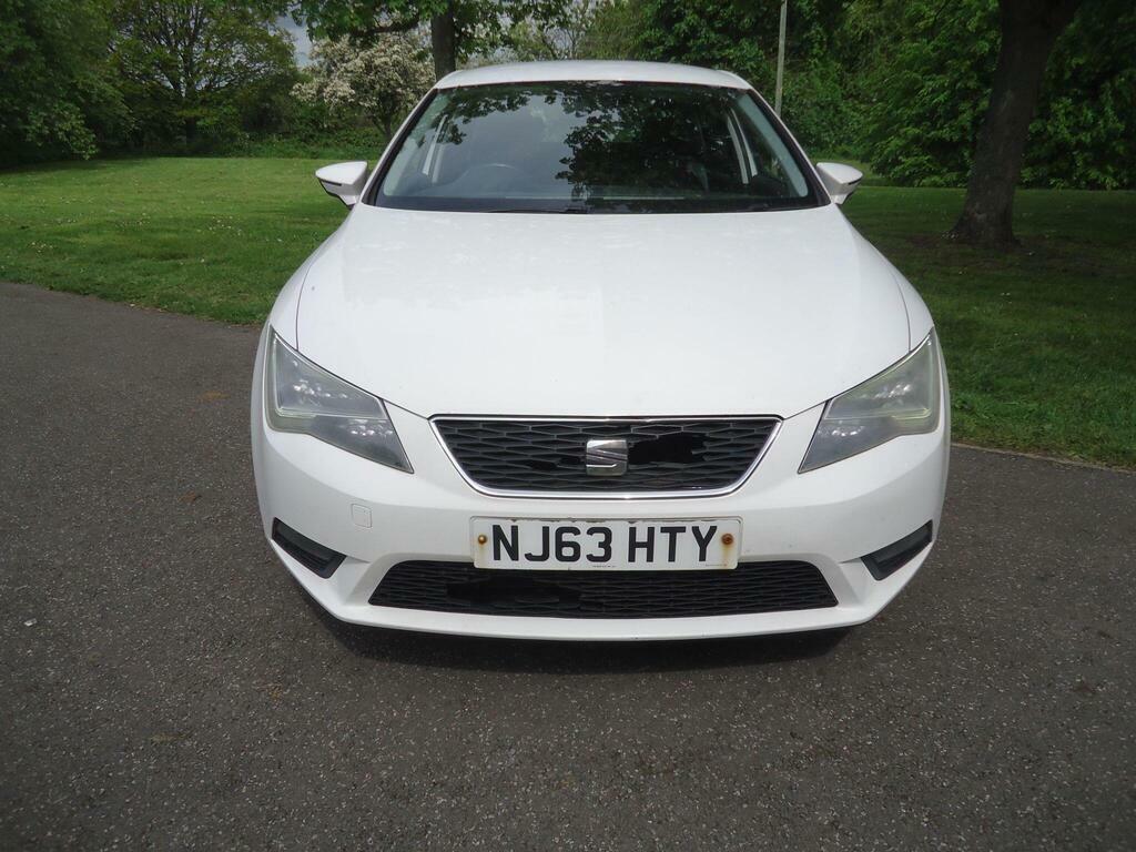 Seat Leon 1.6 Tdi Cr Se Euro 5 S S NJ63HTY White #5