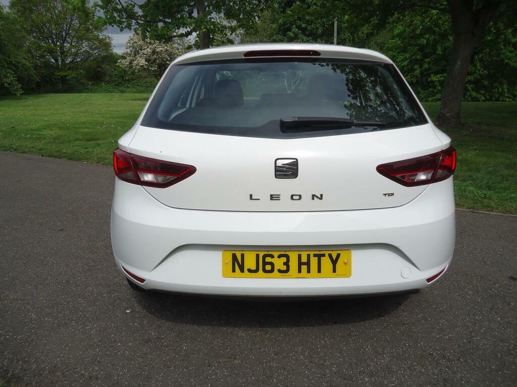 Seat Leon 1.6 Tdi Cr Se Euro 5 S S NJ63HTY White #6