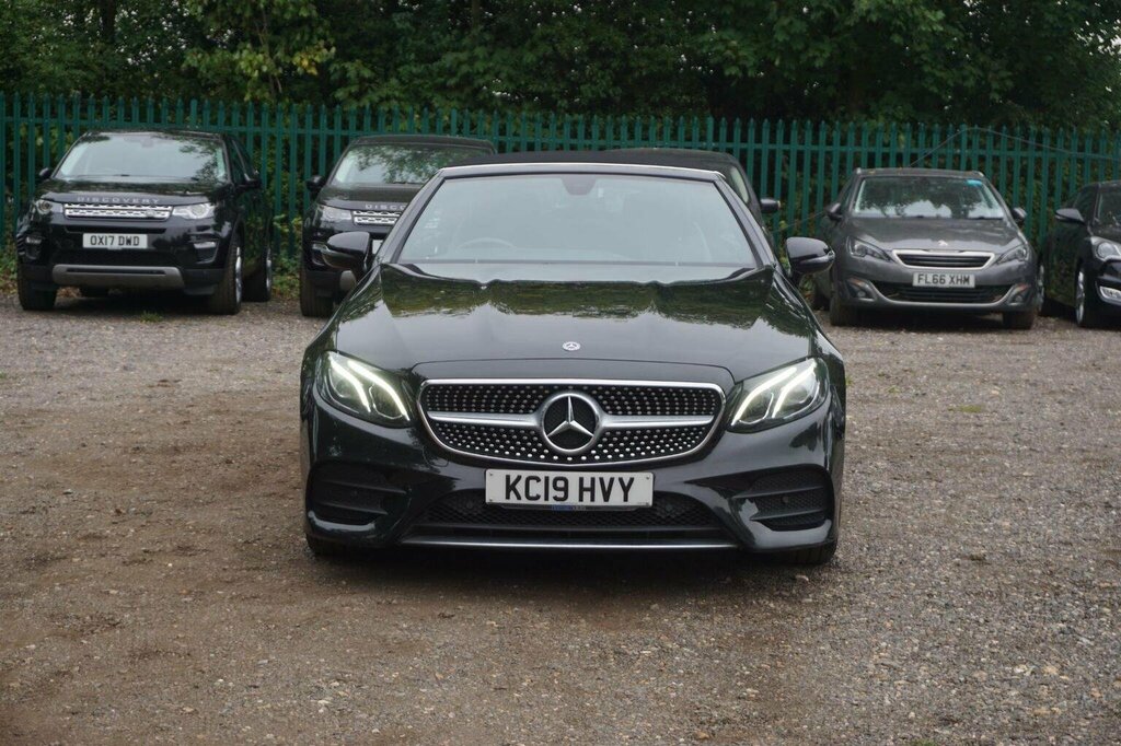 Mercedes-Benz E Class Convertible 2.0 E220d Amg Line Cabriolet G-tronic KC19HVY Black #6